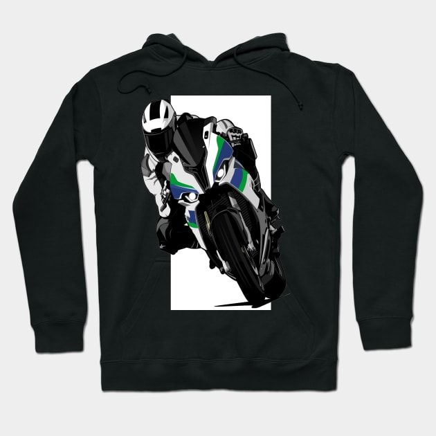 Road Racer Hoodie by ManxHaven